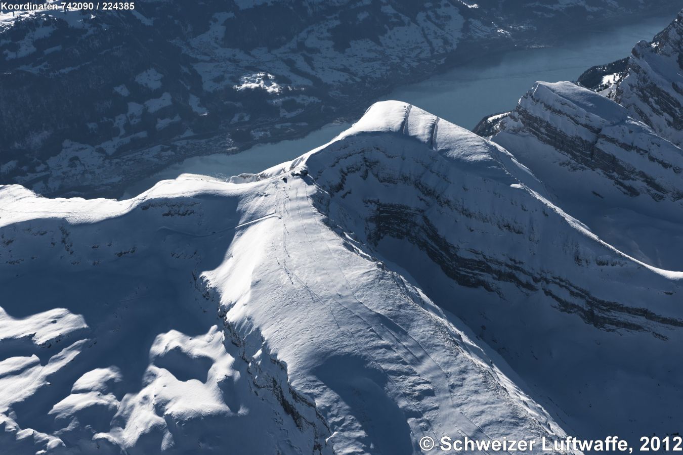 Iltios, Chäserrugg mit Blick auf Walensee